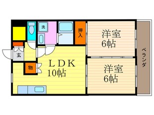 シェモア19の物件間取画像